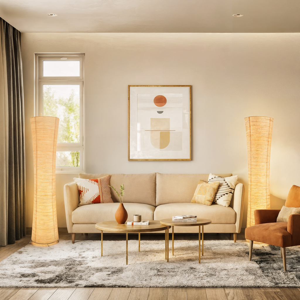 Aeris Home – Rice Paper Floor Lamp