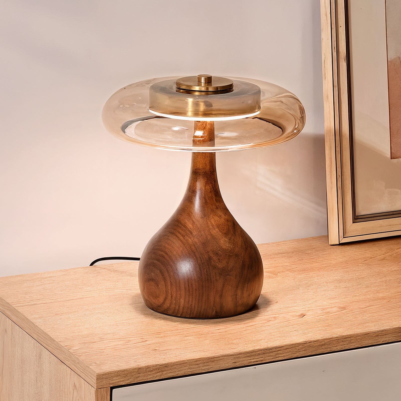 Aeris Home – Sablier Wood Lamp