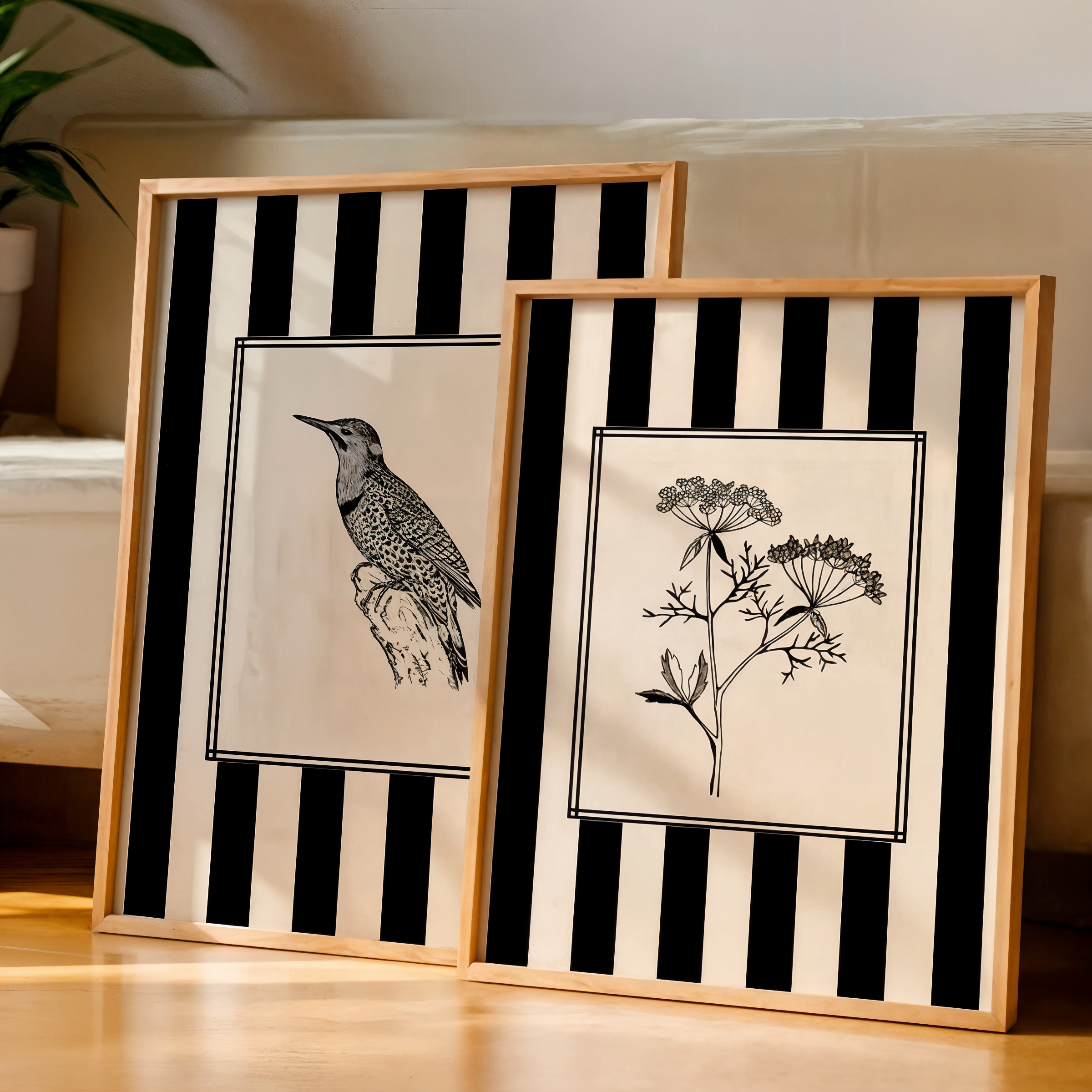Aeris Home – Botanical Line Art Set