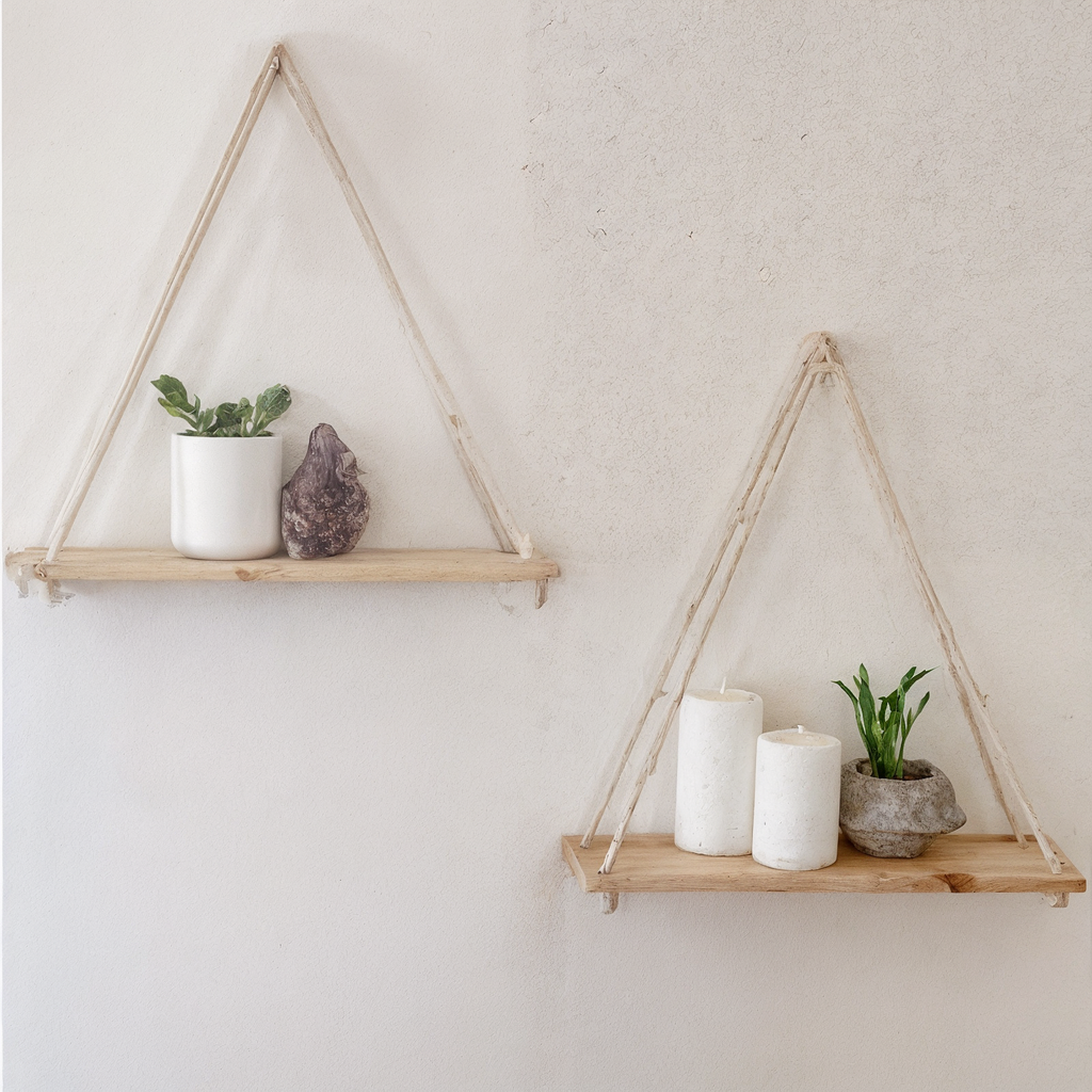 Aeris Home – Suspended Rope Shelf
